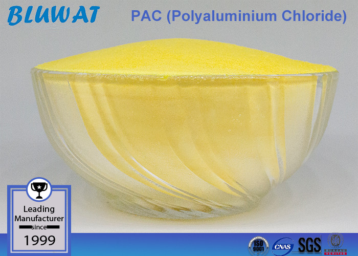 Colour Removal Yellow Powder Poly Aluminium Chloride PAC For Drilling Mud Additive Armenia
