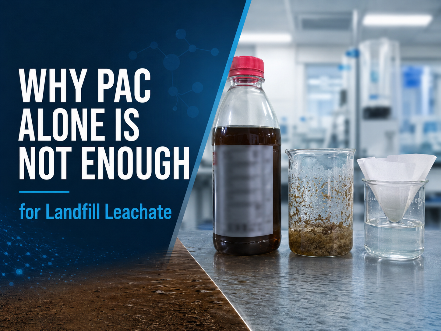Blog công ty mới nhất về Why PAC Alone Is Often Not Enough for Dark Landfill Leachate