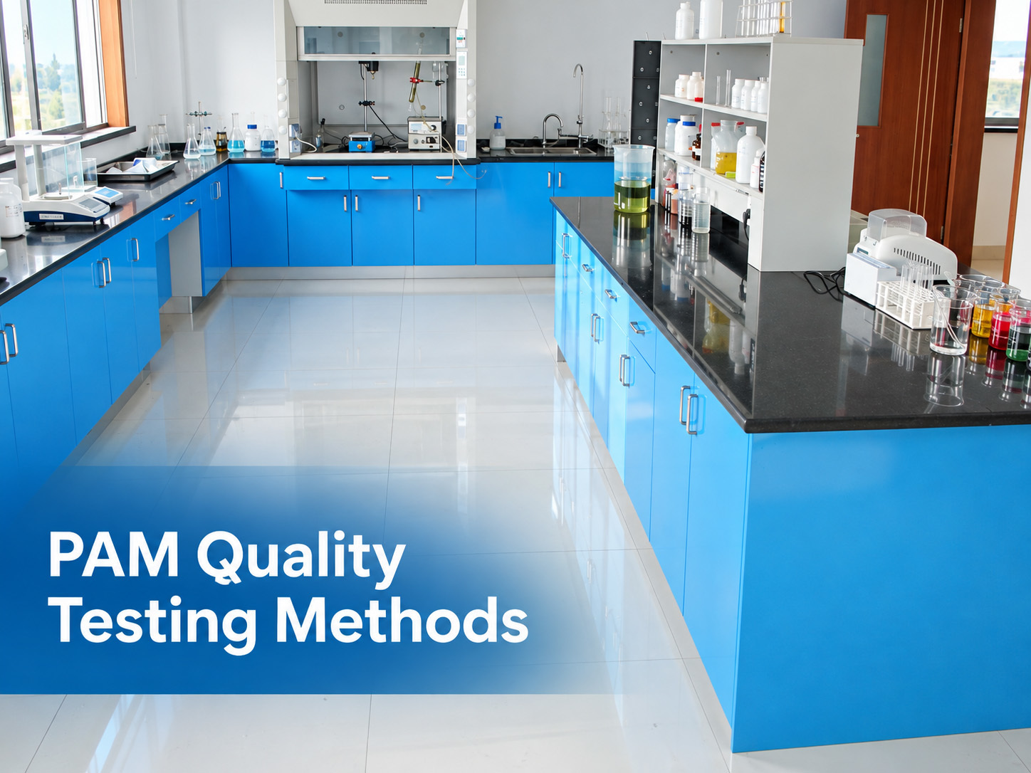 Blog công ty mới nhất về How Bluwat Chemicals Tests the Quality of Polyacrylamide PAM
