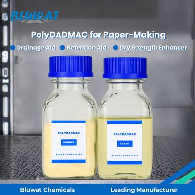 Mua PolyDADMAC dùng trong sản xuất giấy: Chất trợ giữ, trợ thoát nước và chất tăng cường độ bền khô | Hóa chất Bluwat sản xuất trực tuyến