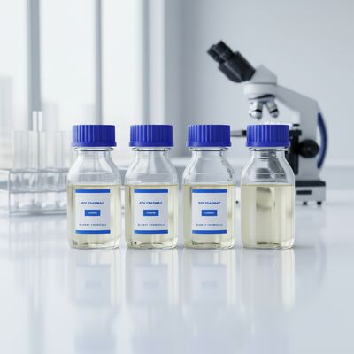 Mua 50% Chất rắn cao, độ nhớt trung bình, PolyDADMAC DA502, Polymer Cationic cho xử lý nước ổn định và hệ thống làm trong nước thải liên tục sản xuất trực tuyến