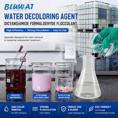 Mua Khử màu nước thải Dicyandiamide Formaldehyde nhựa muối ammonium cho thuốc nhuộm trực tiếp Phân tán thuốc nhuộm Pigment Dye Color Remove Color Stripping sản xuất trực tuyến