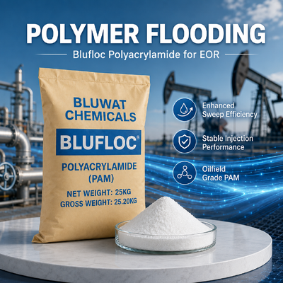 mua Bột Polyacrylamide cấp mỏ dầu 0,1 đến 0,5% Nồng độ làm việc để kiểm soát tổn thất chất lỏng khoan sản xuất trực tuyến