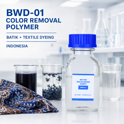 mua BWD-01 Polymer loại bỏ màu cationic cho nước thải nhuộm Batik và dệt may ở Indonesia sản xuất trực tuyến