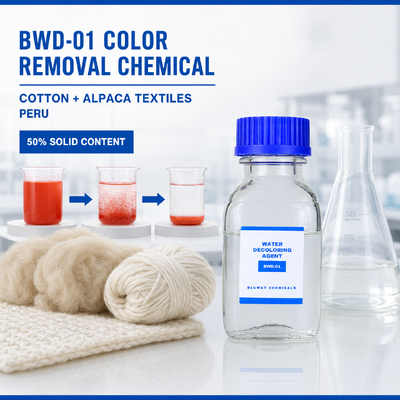 mua BWD-01 Hóa chất loại bỏ màu cho nước thải dệt may và alpaca ở Peru sản xuất trực tuyến