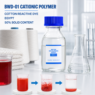 mua BWD-01 Polymer Cationic Xử Lý Nước Thải Nhuộm Phản Ứng Vải Cotton Tại Ai Cập sản xuất trực tuyến