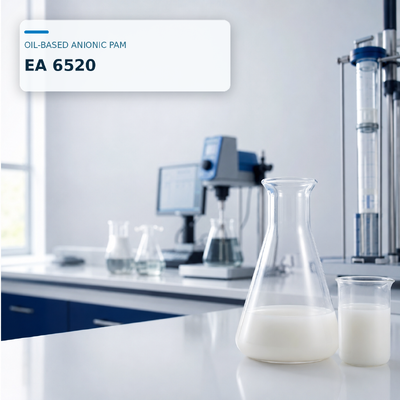 mua Blufloc EA 6520 Nhũ tương PAM gốc dầu Anionic với trọng lượng phân tử rất cao và độ anionic cao cho quá trình làm trong công nghiệp sản xuất trực tuyến