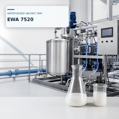 mua Blufloc EWA 7520 Emulsion PAM Anionic dựa trên nước với trọng lượng phân tử rất cao và mức độ anionic trung bình để dùng tự động sản xuất trực tuyến