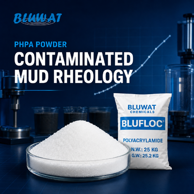 mua PHPA bột 89% Min. Nội dung rắn Anionic Copolymer cho chất lỏng khoan bị ô nhiễm sản xuất trực tuyến