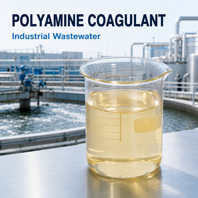mua Chất keo tụ Polyamine dạng lỏng hàm lượng chất rắn 50% dòng BLU AM dùng để trung hòa điện tích cation trong xử lý nước uống sản xuất trực tuyến