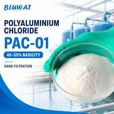 mua 45-55% Độ kiềm 25kg Túi PAC-01 Polychlorua Nhôm dùng cho tiền xử lý lọc cát sản xuất trực tuyến