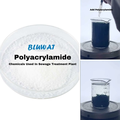 Hóa chất Polyacrylamide Polyelectrolyte Flocculants Nhà máy xử lý nước thải 25 triệu