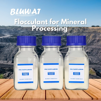 Polymer Polyelectrolyte Flocculant cho chế biến khoáng sản Than rửa cát rửa trầm tích hoặc ly tâm