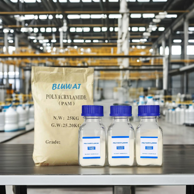 Xử lý nước thải ở Đông Nam Á Bột Polyacrylamide Blufloc APAM/CPAM Chất tạo bông cho ngành dầu cọ, dệt may và đường
