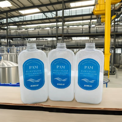 Bột hạt màu trắng ngà Blufloc Polyacrylamide APAM dùng cho bùn thải khai thác mỏ CPAM dùng để khử nước bùn ở Châu Mỹ Latinh
