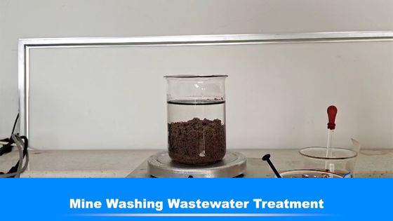 Rửa mỏ Bluwat Cation Polyacrylamide Xử lý nước thải Keo tụ