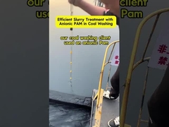 Điều trị bùn hiệu quả bằng PAM anionic trong rửa than