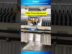 #WastewaterTreatment Demo #FilterPress BackWash Water Away bằng #BluWatchemicals