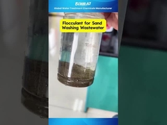 #Flocculant for #SandWashing Wastewater. #Thử nghiệm phản ứng Polyacrylamide nhanh!