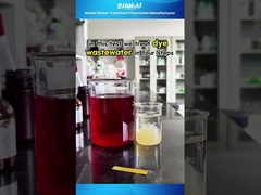 #Shorts. #Dye Wastewater Treatment with #DecoloringAgent. #PAM. #PAC.